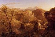 Thomas Cole The Vale and Temple of Segesta oil